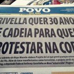 Senadores propõem que protestos durante a Copa sejam considerados terrorismo e punidos com até 30 anos