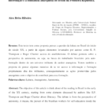 Perspectivas de Leitura e educação: algumas reflexões sobre o acesso à informação e a militância anarquista no Brasil na Primeira República.